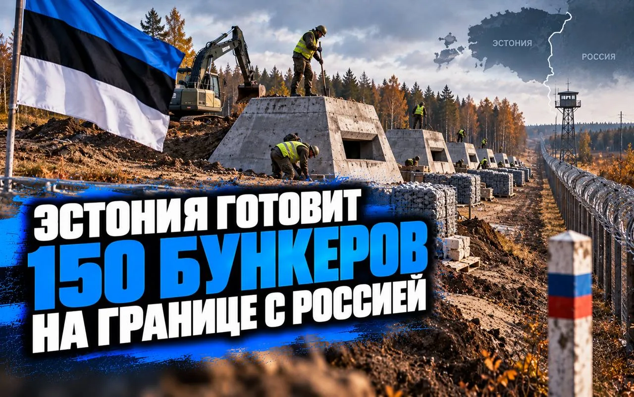 Эстония планирует строительство 150 бункеров вдоль российской границы