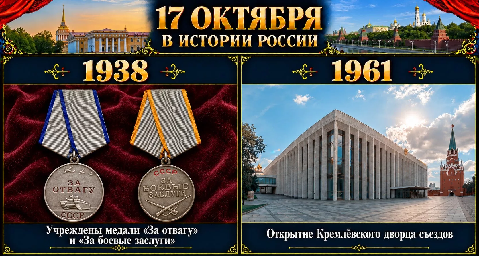 17 октября: ключевые события, изменившие ход российской истории