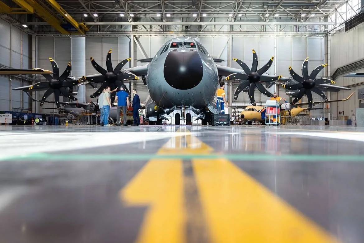 Презентация второго военно-транспортного самолета Airbus A400M Atlas для ВВС Казахстана