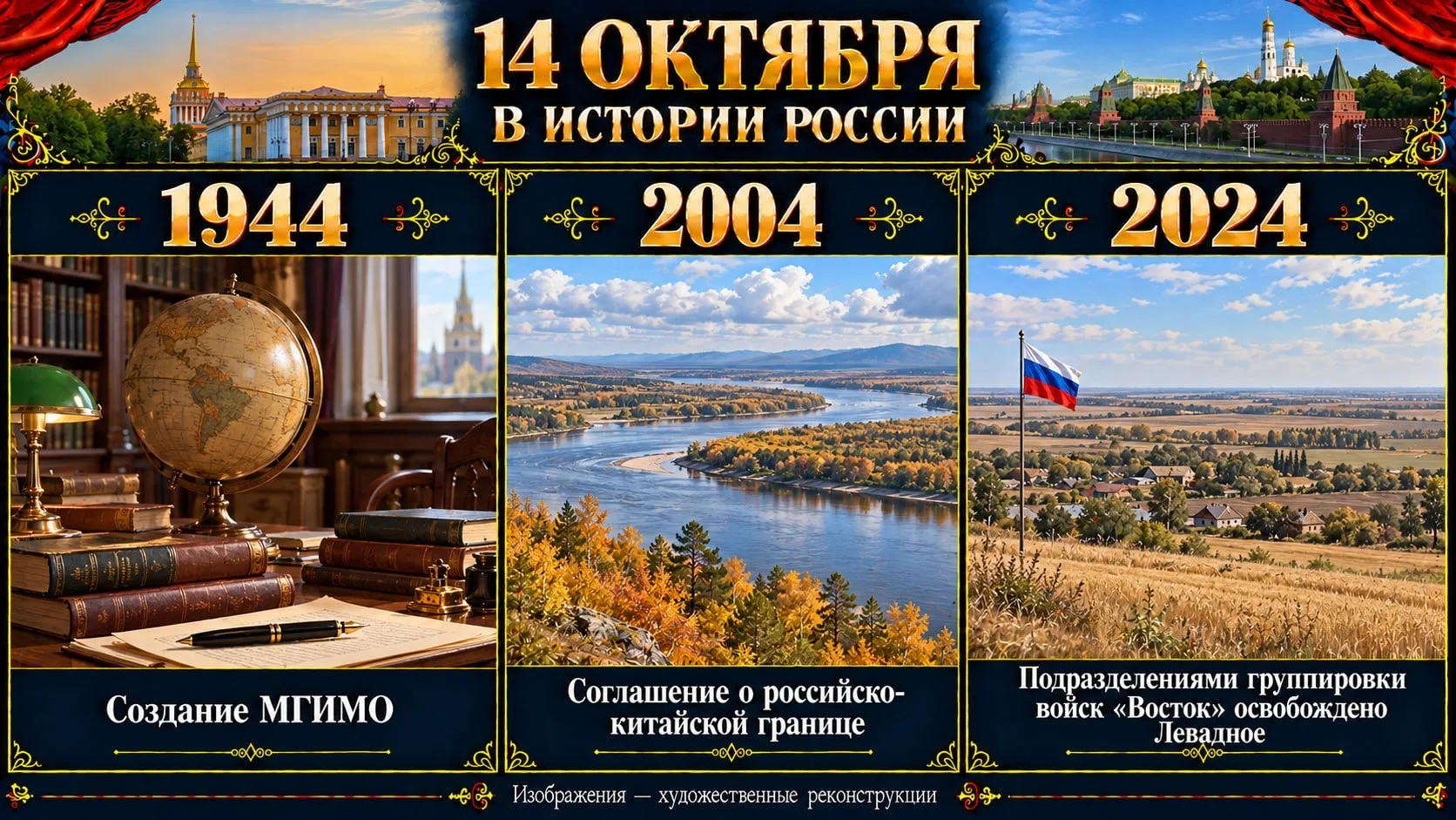 14 октября: значимые события и перемены в истории России