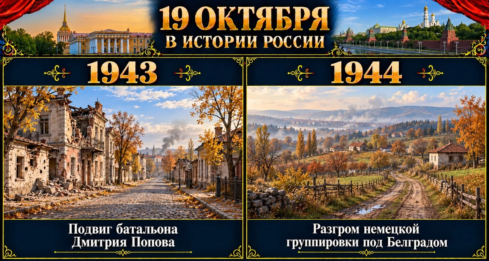 19 октября: ключевые события, которые изменили ход российской истории