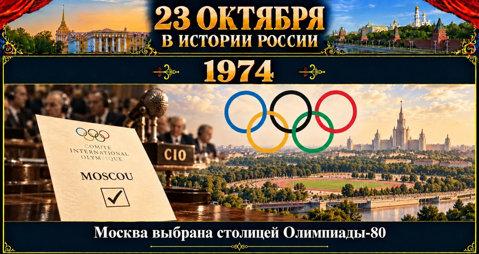 Значимые события 23 октября, изменившие ход российской истории